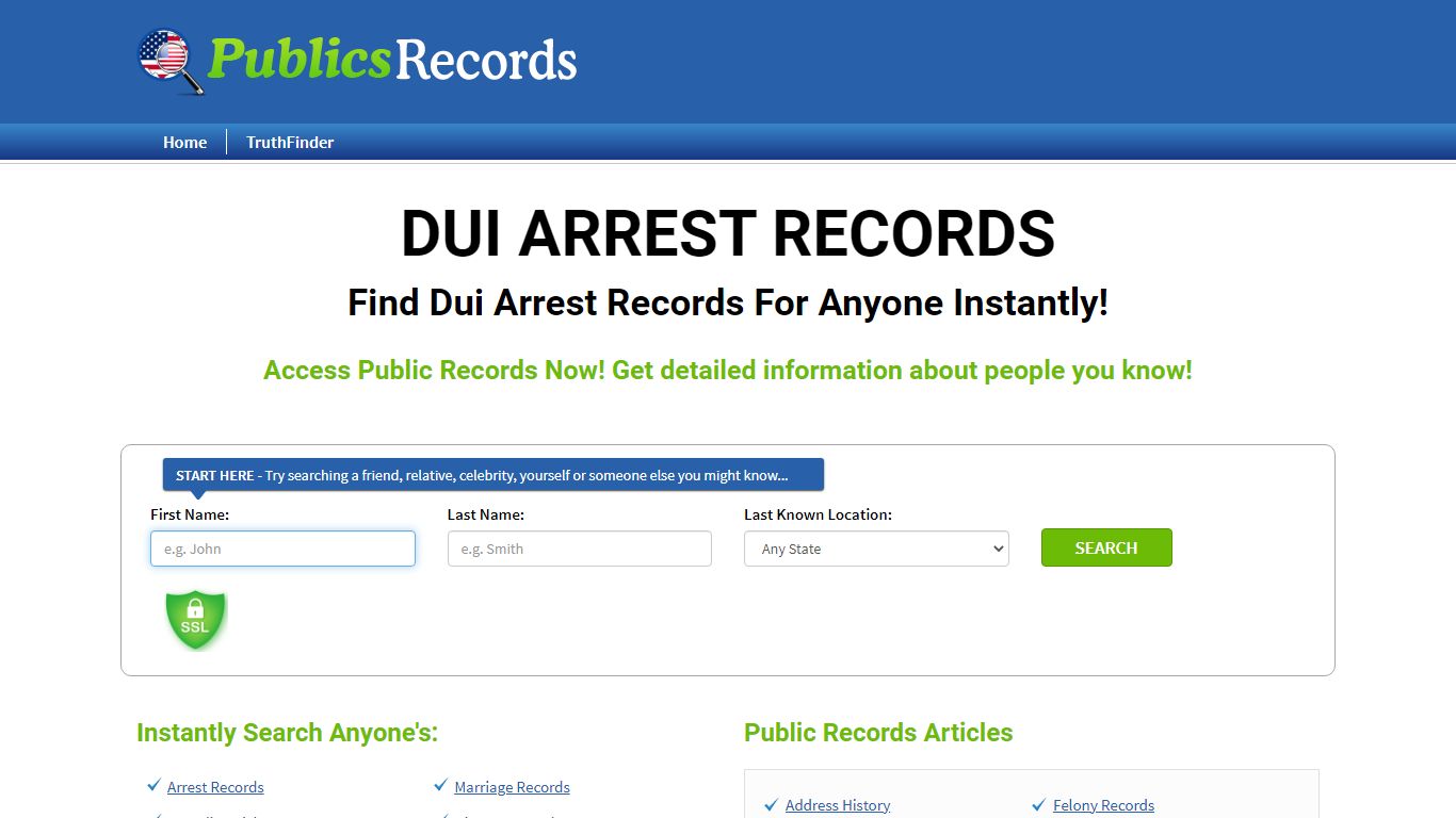 Find Dui Arrest Records For Anyone